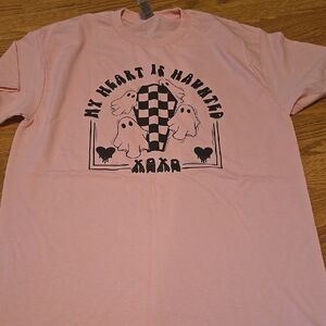 Pink Retro Graphic Short Sleeve Tee